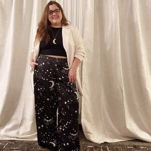 ELOQUII celestial print trousers 14 14P